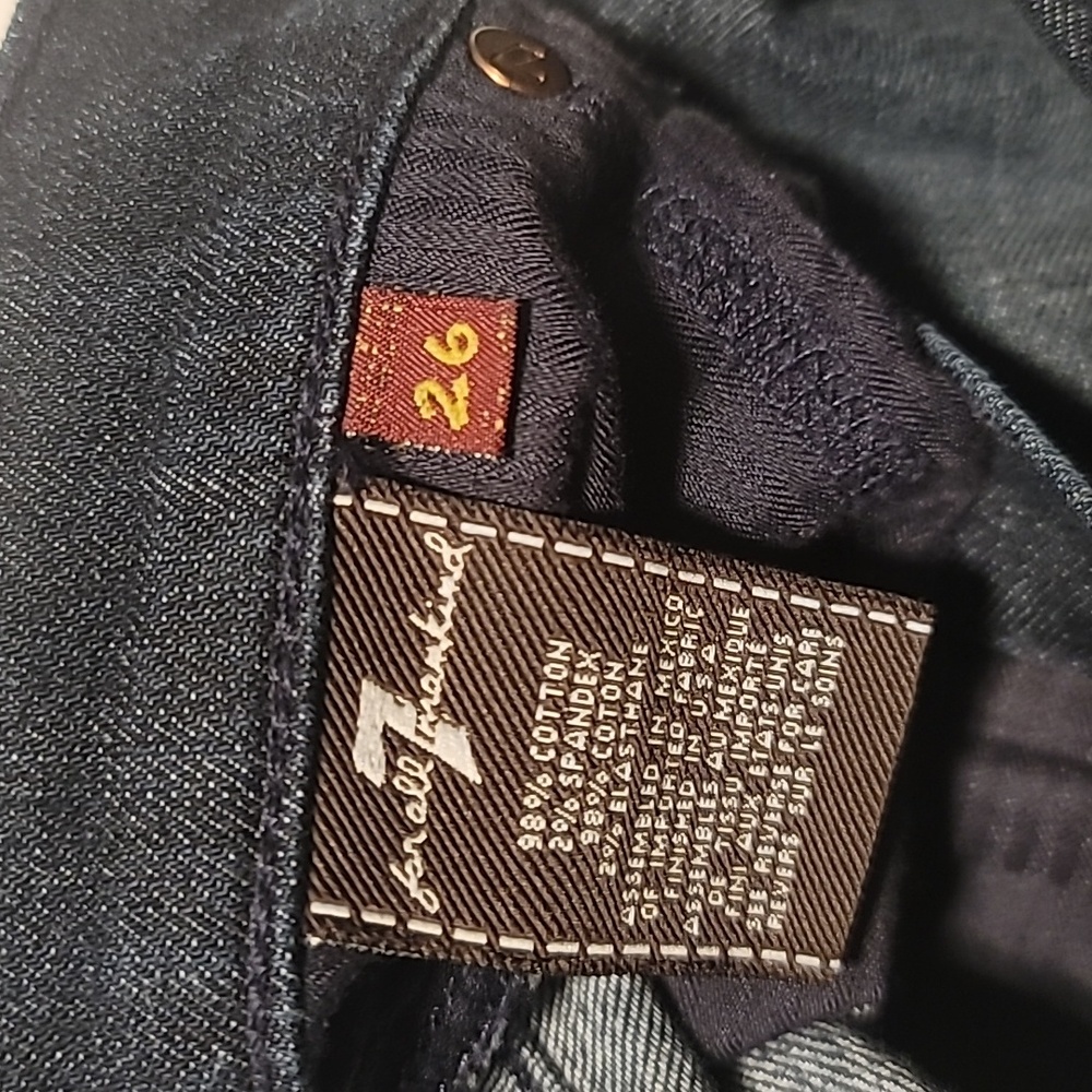 Pre-Owned 7 For All Mankind Junior Women's  Jeans - Classic and Trendy-Size 26 - Picture 10 of 11